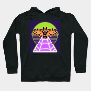 Rad Synth Halloween Bat Hoodie